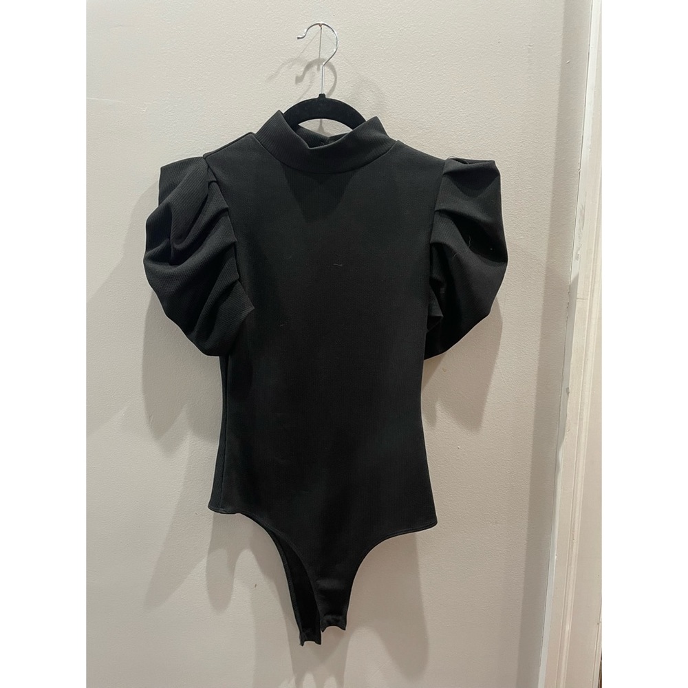 Puff sleeve bodysuit